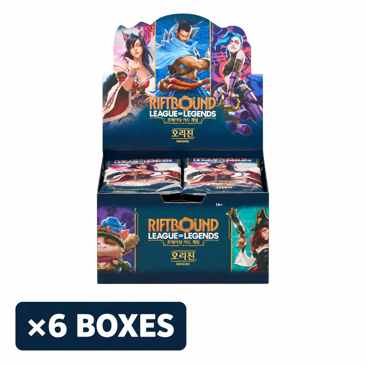Korean Riftbound Origins Jumbo case — ×6 boxes