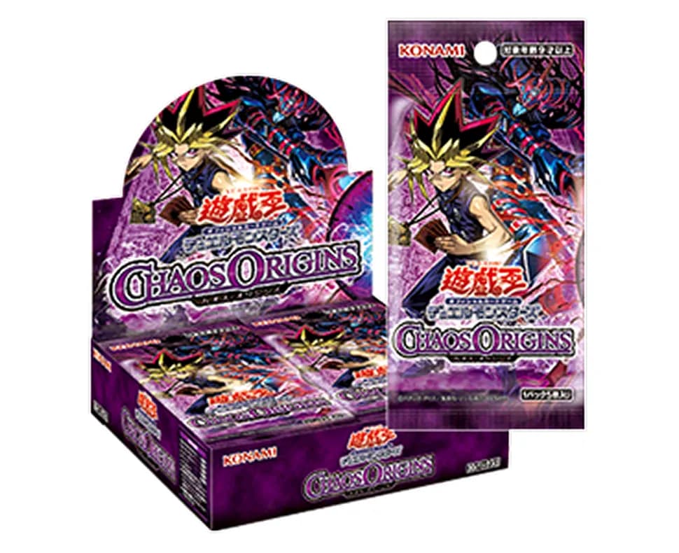 Yu-Gi-Oh OCG Chaos Origins booster box and pack, Japanese