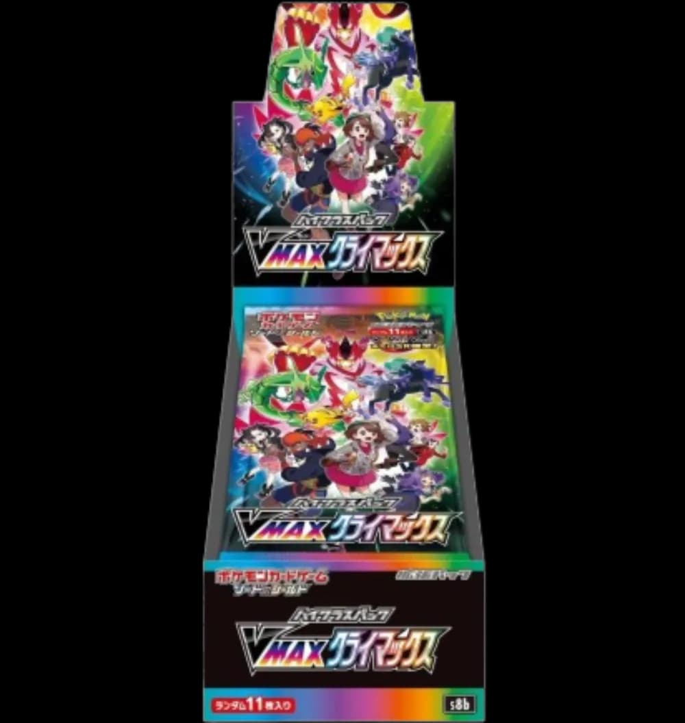 Japanese Pokémon Vmax Climax booster box